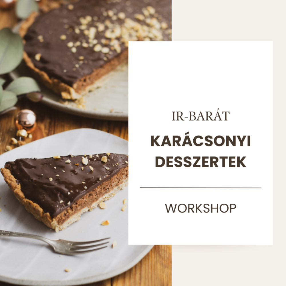 IR-barát karácsonyi sütemények workshop